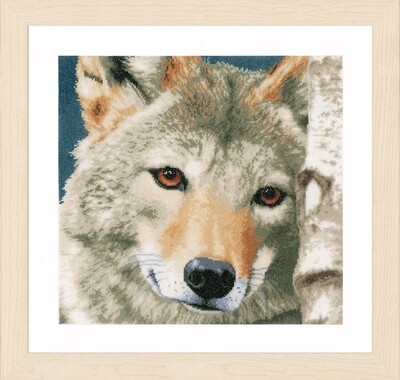 Kruissteek pakket Lanarte &quot;Wolf&quot;