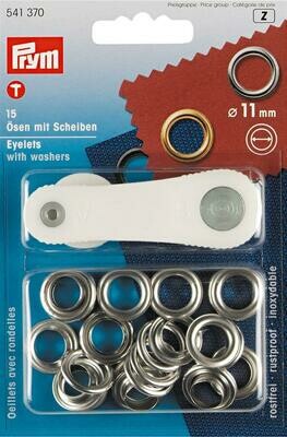 Ringen 11 mm zilver / goud