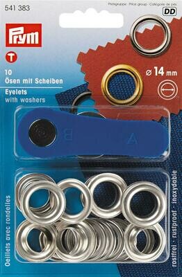 Ringen 14 mm zilver / goud
