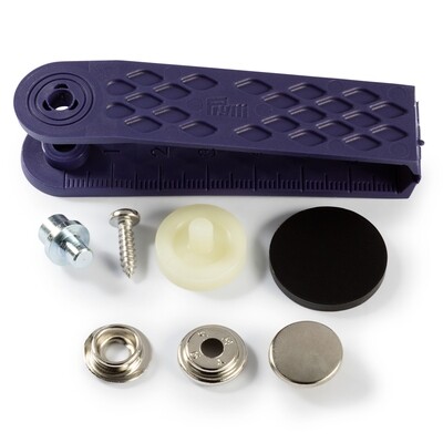 Drukknopen "Yacht &amp; caravan" opschroefbaar 15mm zilver