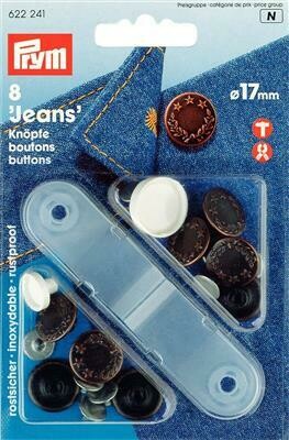 Jeansknop 17mm oudbrons