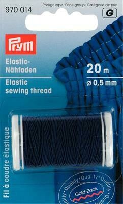 Elastisch naaigaren 0,5mm marineblauw
