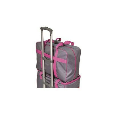 Draagtas naaimachine grijs-fuchsia
