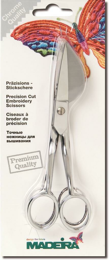 Madeira precisie applicatieschaar gebogen 15cm