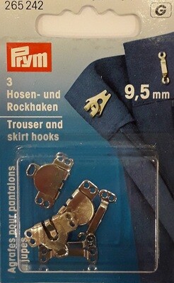 Broek- &amp; rokhaken 9,5 mm