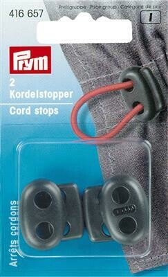 Koordstoppers zwart ovaal