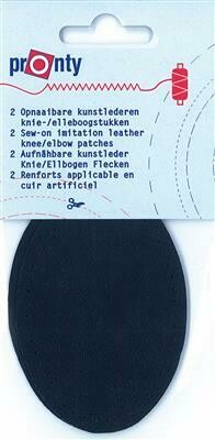 Patches klein kunstleder 6 x 9cm