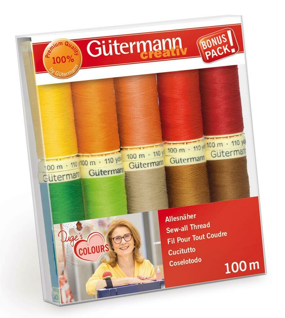 Gütermann bonuspack 10 warme kleuren