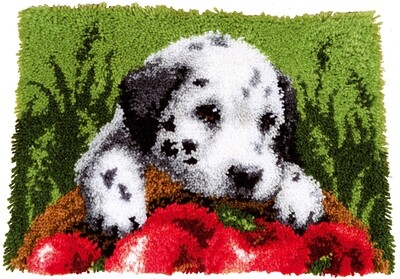 Knooptapijt kit Dalmatiër