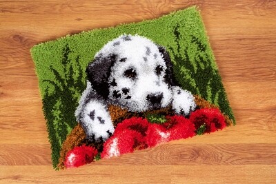 Knooptapijt kit Dalmatiër