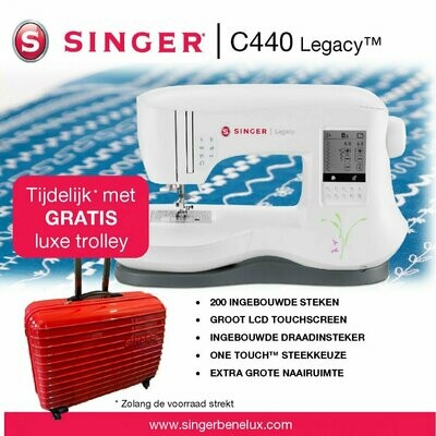Singer Legacy C440 met gratis luxetrolley