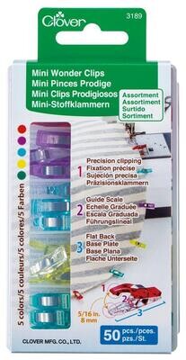 Clover Mini Wonder Clips assortiment 50stuks