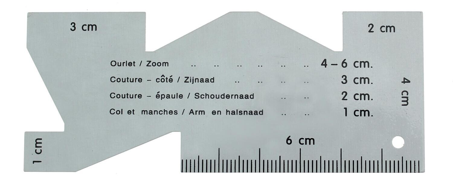 Zoommeter aluminium
