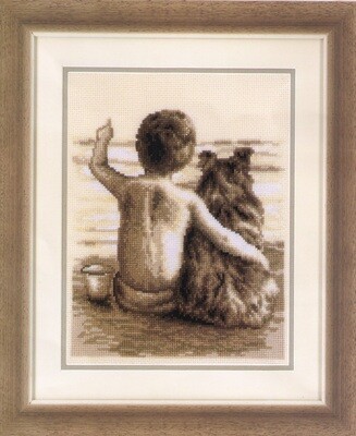 Kruissteek pakket &quot;Vrienden voor het leven&quot;