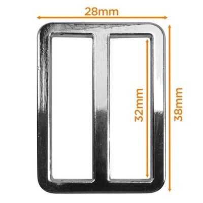 High Quality gesp 32mm zilver