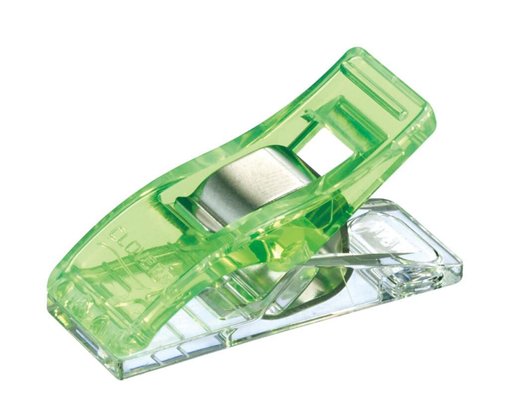 Clover Wonder Clips neongroen