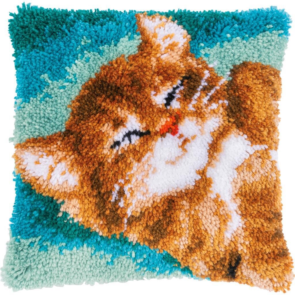 Knoopkussen kit Spinnende Kat