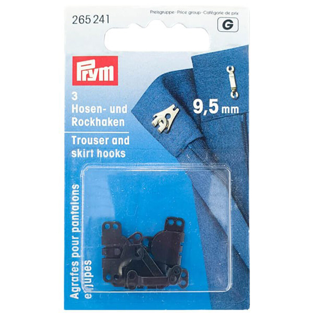 Broek- &amp; rokhaken 9,5 mm