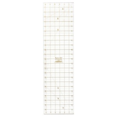 Hemline Gold quilt liniaal 24 x 6,6 inch