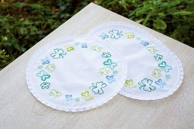 Sierdoekjes kit "Groene vlinders"