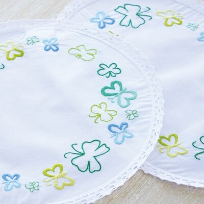 Sierdoekjes kit &quot;Groene vlinders&quot;