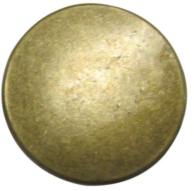 Jeansknopen 17 mm effen oud brons