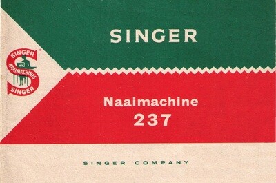 Handleiding Singer 237