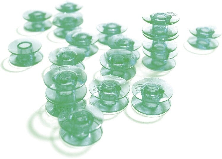 10 spoeltjes Husqvarna groen