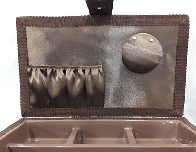 Naaibox "Fashion" bruin