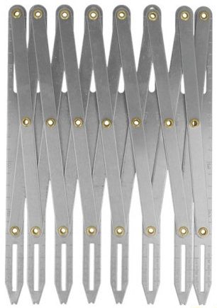 Knoopsgaten meter in aluminium