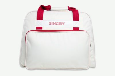 Draagtas Singer cream/red