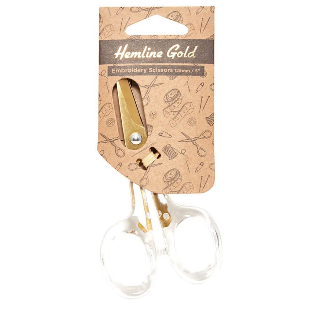 Hemline Gold borduurschaar 12,5 cm