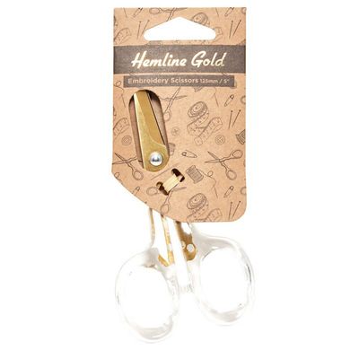 Hemline Gold borduurschaar 12,5 cm