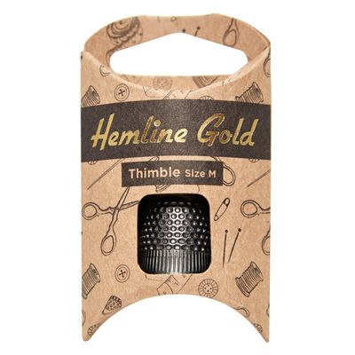 Hemline Gold vingerhoed medium