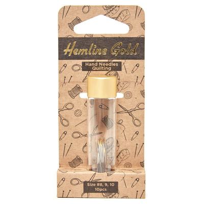 Quiltnaalden Hemline Gold