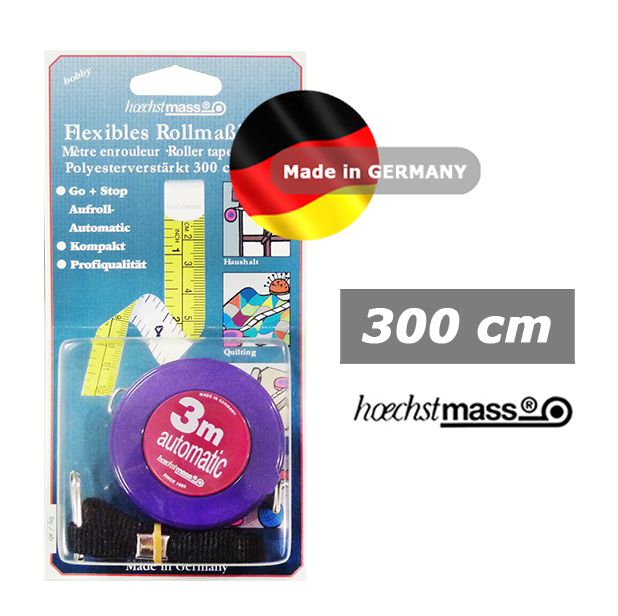 Rollintmeter maxi 300 cm / 120 inches met draagriem