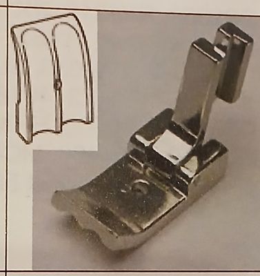 Singer paspelvoet 3/16&quot; voor Serenade - Concerto - Harmonie