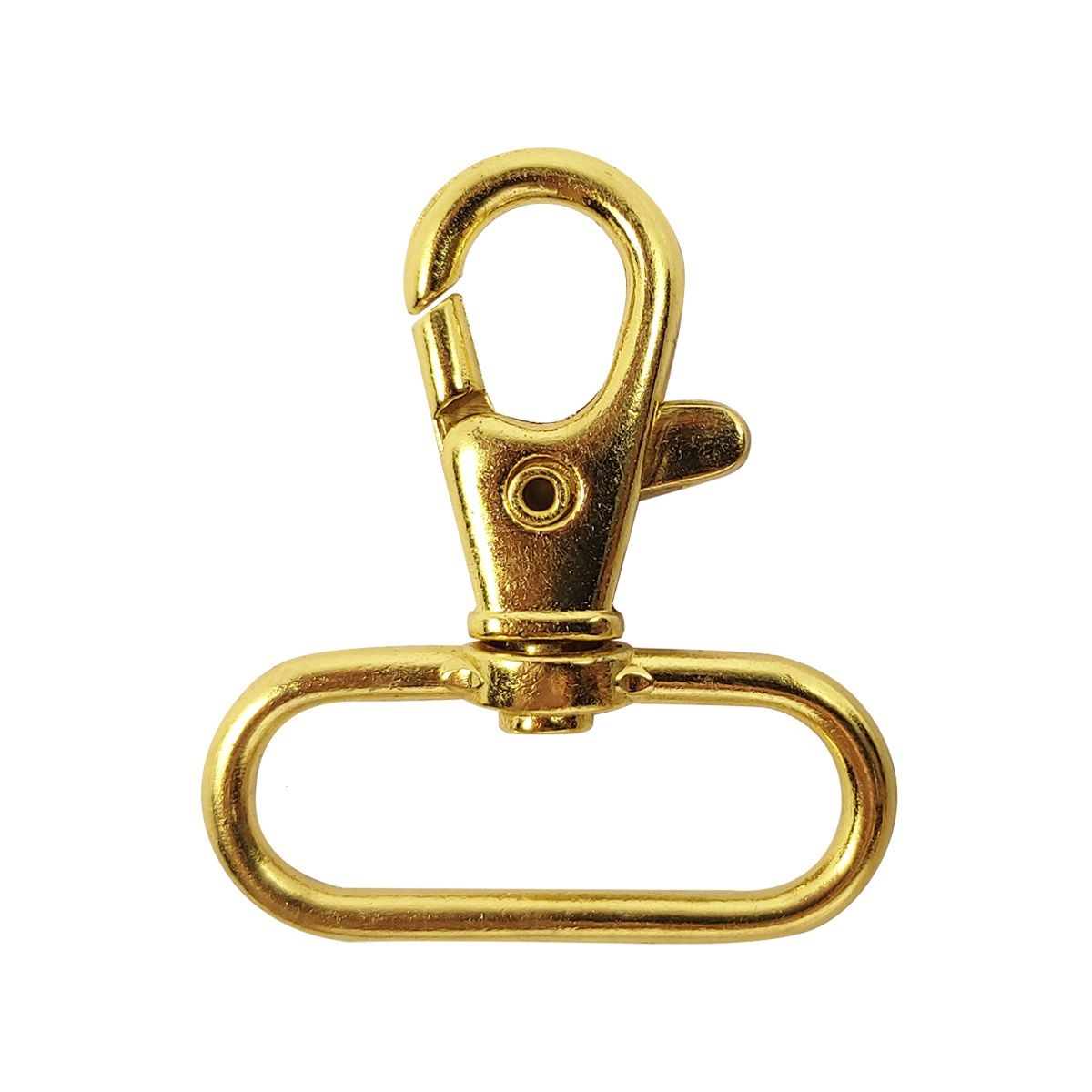 Karabijnhaken 30 mm goud