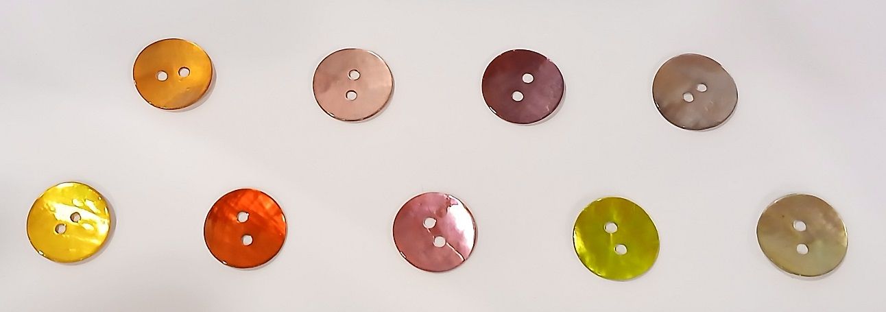 Knoopjes nacre color 15 mm