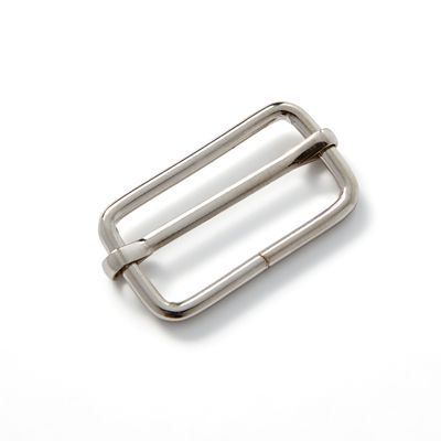 Regelbare gesp 30 mm zilver