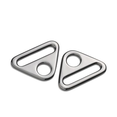 Driehoekige ring 25 mm gunmetal grey