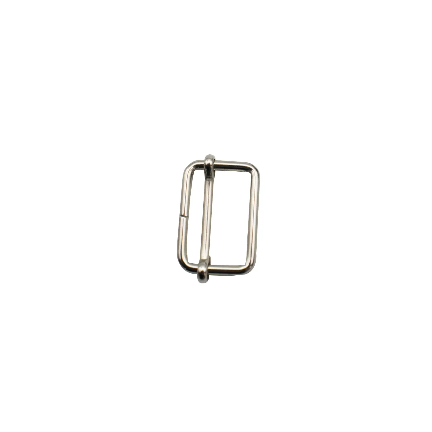 Regelbare gesp 20 mm zilver (2 stuks)