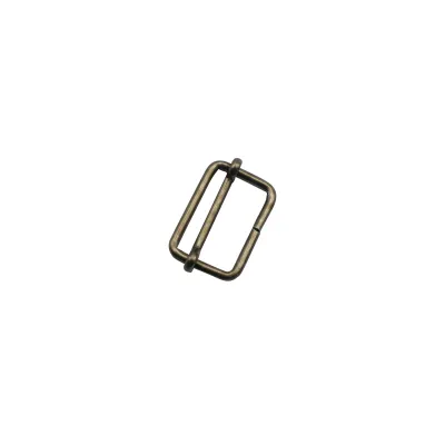 Regelbare gesp 20 mm brons (2 stuks)