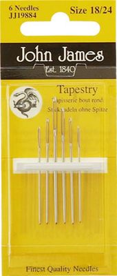 Borduurnaald zonder punt assortiment No 18 - 20 - 22 - 24