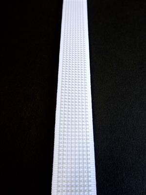 Baleinen band 12 mm wit / zwart