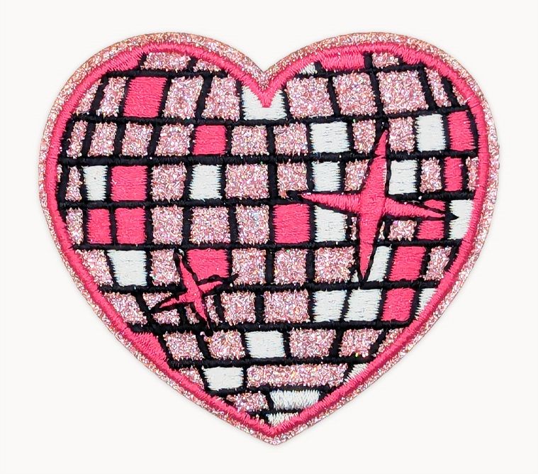 Disco hart 7 x 6 cm