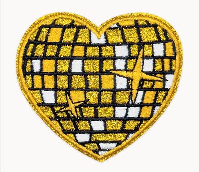 Disco hart 7 x 6 cm