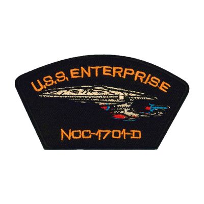 Geborduurde badge &quot;Star Trek - USS Enterprise&quot;
