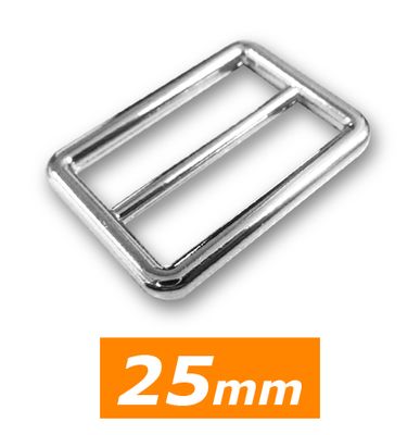 High Quality gesp 25 mm zilver