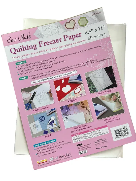 Sew Mate Quilting Freezer paper